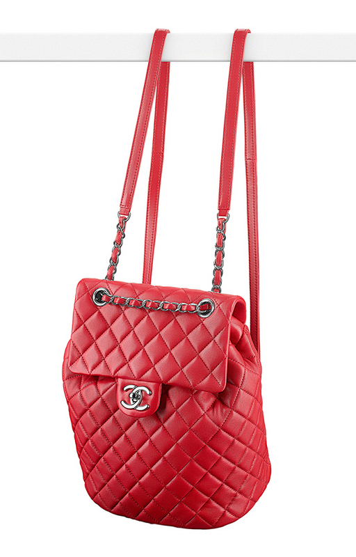 red bolsa chanel