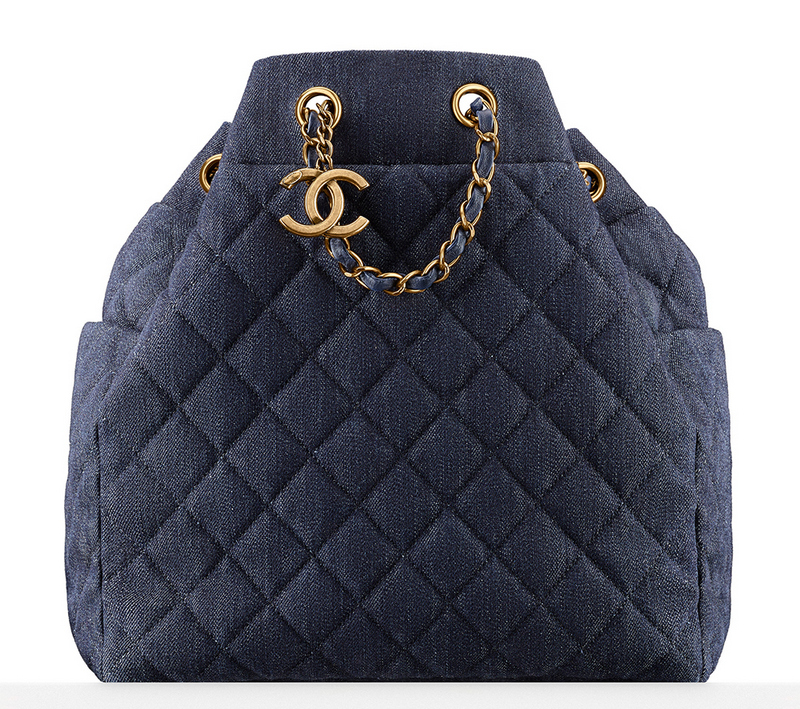 small drawstring bolsa chanel